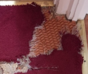 Carpet repair from Moor2 Shore, Cornwall